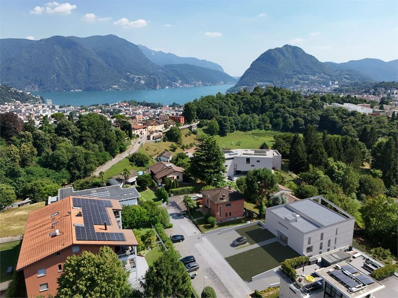 Penthouse exclusif 4,5 pièces avec toit-terrasse et confidentialité maximale à Savosa (8)