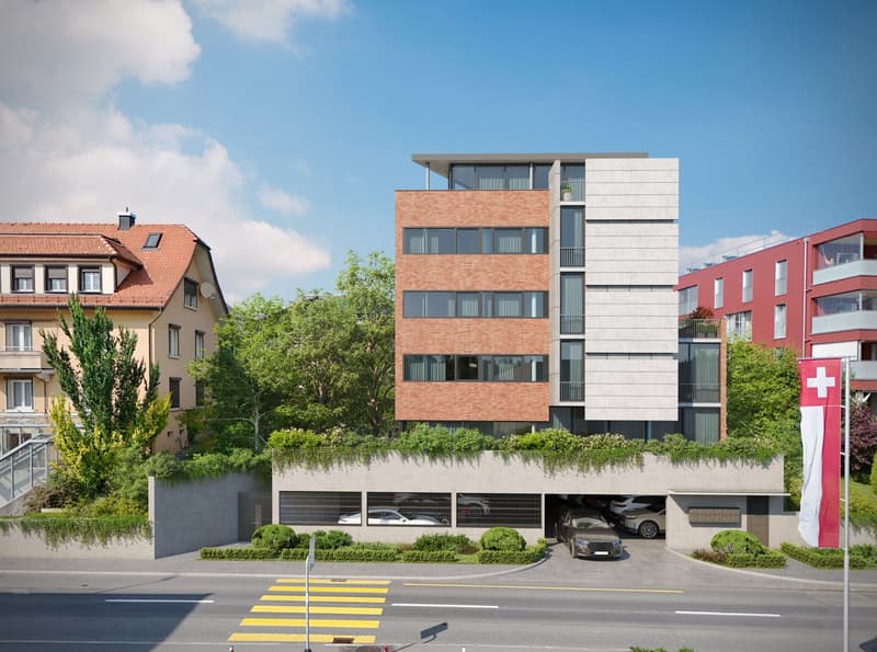 3.5-Zimmer-Neubauwohnung mit grosser Terrasse und privatem Garten - Letzte verfügbare Wohnung (3)