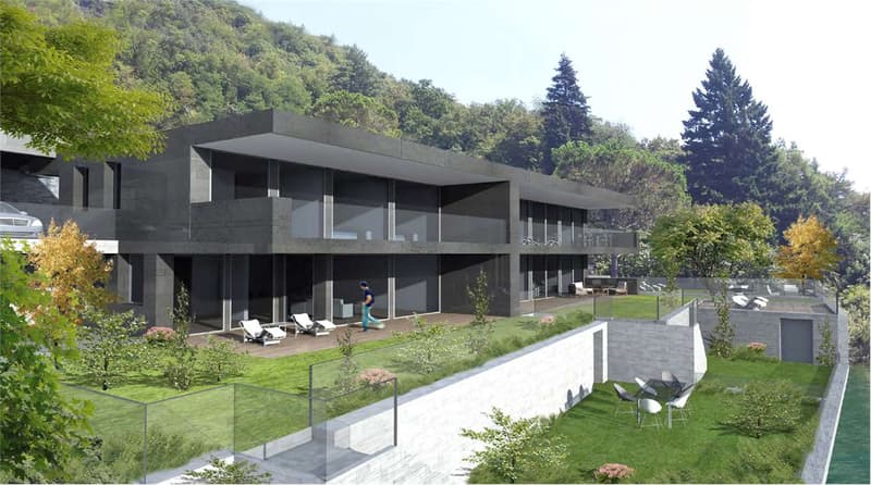 Meravigliosa villa a lago a Melide (2)
