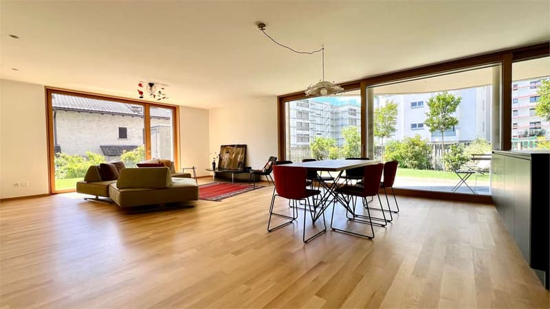 MINUSIO - Nuovo appartamento con grande giardino e vista lago (2)