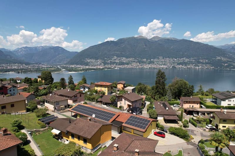 PIAZZOGNA - Recent 3,5 with garden and Lake view (11)