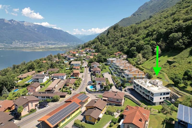 PIAZZOGNA - Recent 3,5 with garden and Lake view (12)