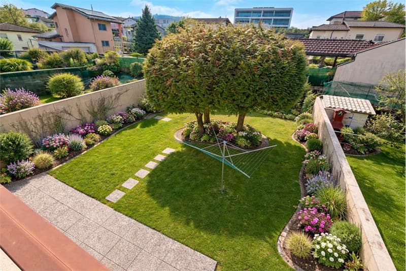Luminosa casa 4.5 a schiera con giardino (13)