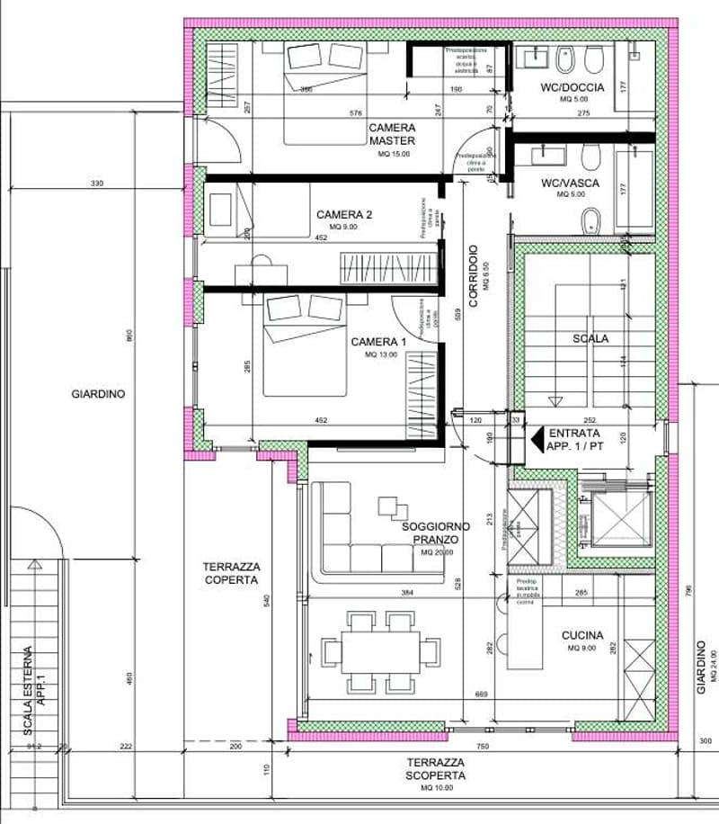 Manno - 4,5 pièces avec jardin en construction (5)