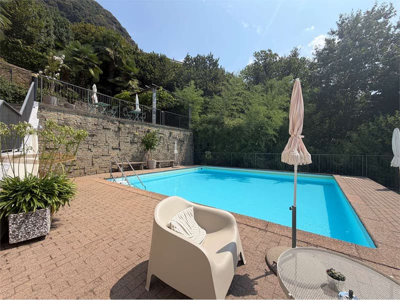 Ruvigliana- 2.5 locali con Piscina e Vista Lago (5)