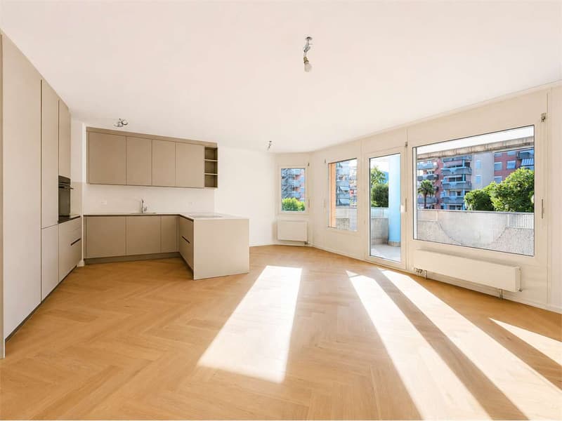 Neu - Renovierte 3.5 Zimmer Wohnung in Breganzona (2)