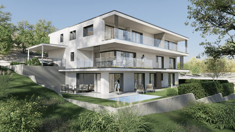 ✨ Élégant appartement 3.5 pièces avec vue splendide sur le lac - Bioggio - Residenza Aurora (4)
