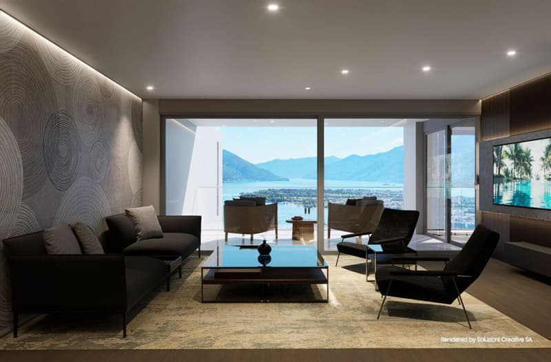 Lussuoso 3.5 locali: modernità ed eccellenza con vista lago (7)