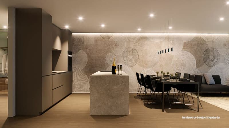 Lussuoso 3.5 locali: modernità ed eccellenza con vista lago (4)