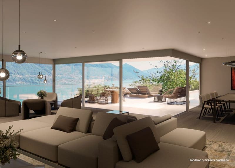 Zweitwohnsitz - Villa da sogno in posizione unica con imprendibile vista lago, wellness e piscina (4)