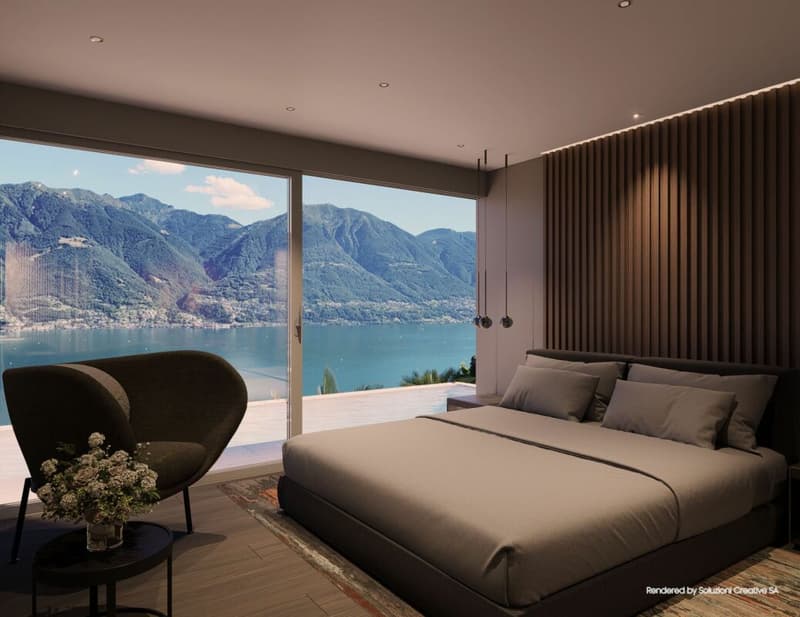 Zweitwohnsitz - Villa da sogno in posizione unica con imprendibile vista lago, wellness e piscina (9)