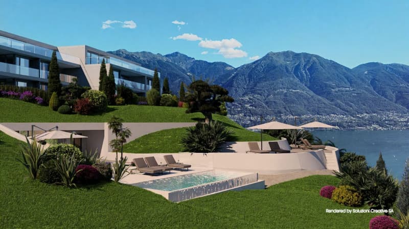 Zweitwohnsitz - Villa da sogno in posizione unica con imprendibile vista lago, wellness e piscina (14)