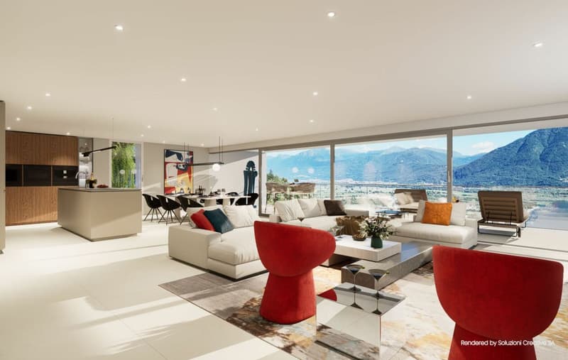 Lussuoso 5.5 locali: modernità ed eccellenza con vista lago (4)