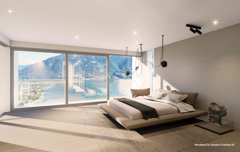 Lussuoso 5.5 locali: modernità ed eccellenza con vista lago (7)