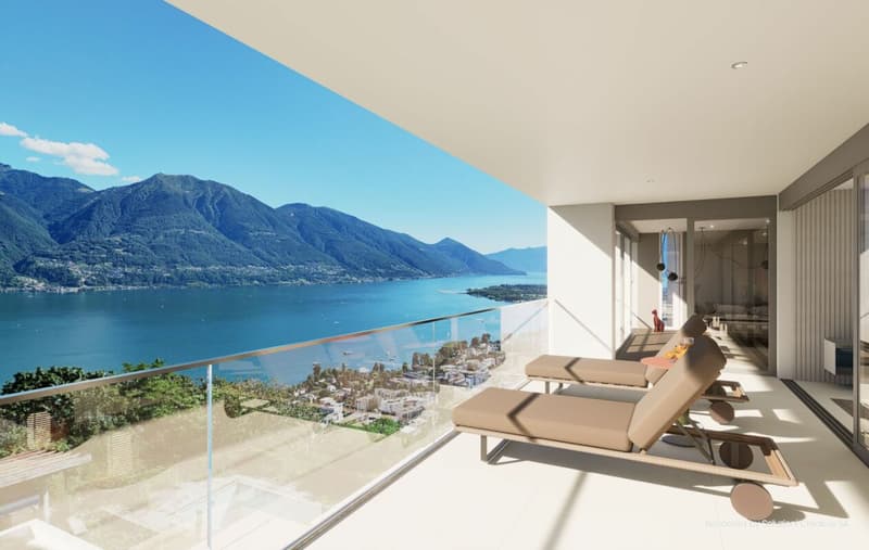 Lussuoso 5.5 locali: modernità ed eccellenza con vista lago (2)