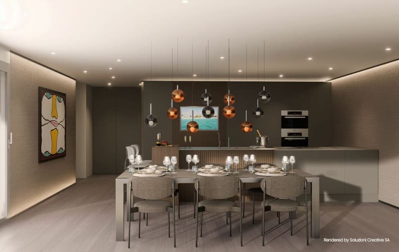 Lussuoso 4.5 locali: modernità ed eccellenza con vista lago (3)