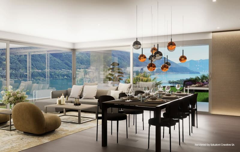Lussuoso 4.5 locali: modernità ed eccellenza con vista lago (2)