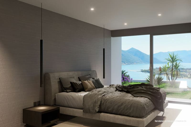 Lussuoso 4.5 locali: modernità ed eccellenza con vista lago (13)