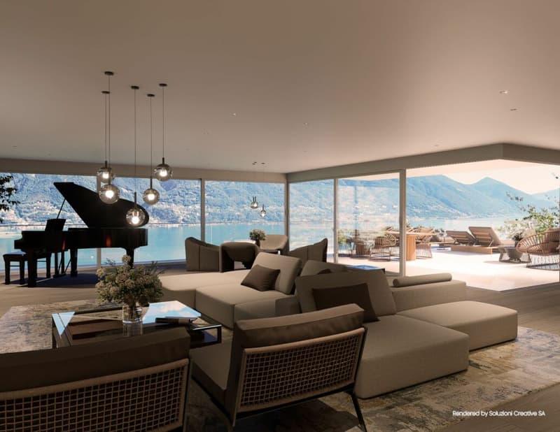 Villa da sogno in posizione unica con imprendibile vista lago, wellness e piscina (2)