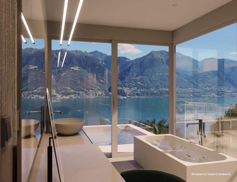 Villa da sogno in posizione unica con imprendibile vista lago, wellness e piscina (11)