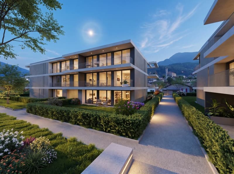 Prestigioso 5.5 Locali - Ampi spazi e benessere nel verde di Losone (auch Zweitwohnsitz) (3)