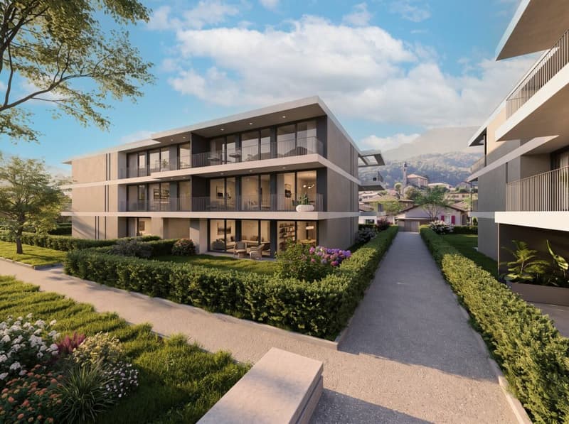 Prestigioso 5.5 Locali - Ampi spazi e benessere nel verde di Losone (auch Zweitwohnsitz) (2)