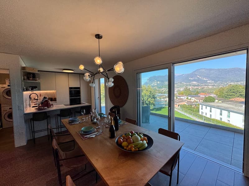 Novazzano – Modern penthouse with panoramic terraces and high-end finishes (4)
