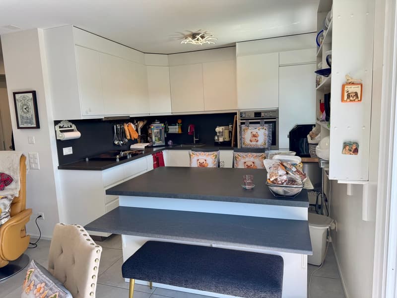 Appartement moderne 4.5 pièces avec grand jardin privé à Rancate (7)