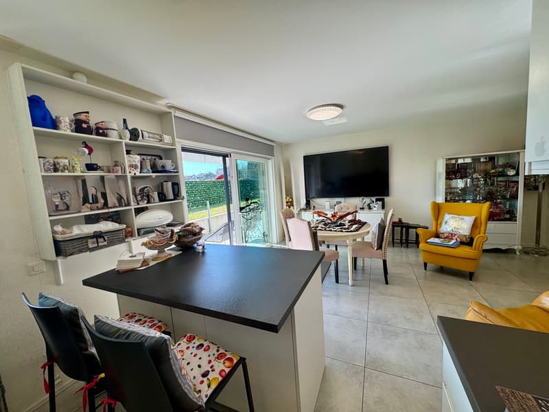 Appartement moderne 4.5 pièces avec grand jardin privé à Rancate (8)