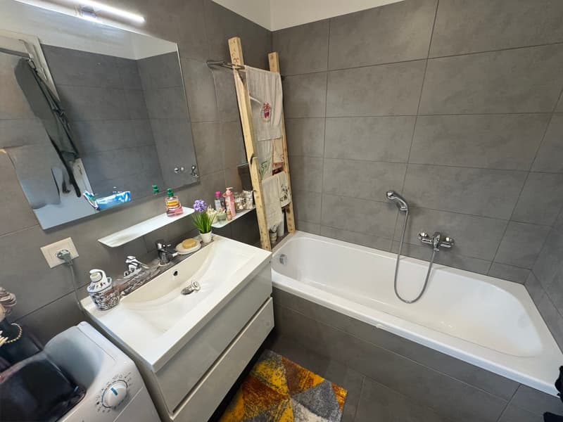 Appartement moderne 4.5 pièces avec grand jardin privé à Rancate (11)