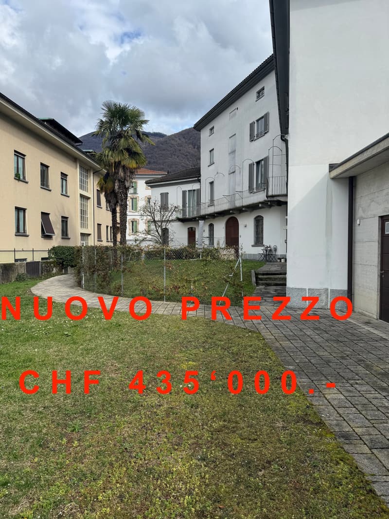 Mendrisio Center – Elegant apartment with private garden in historic villa (1)