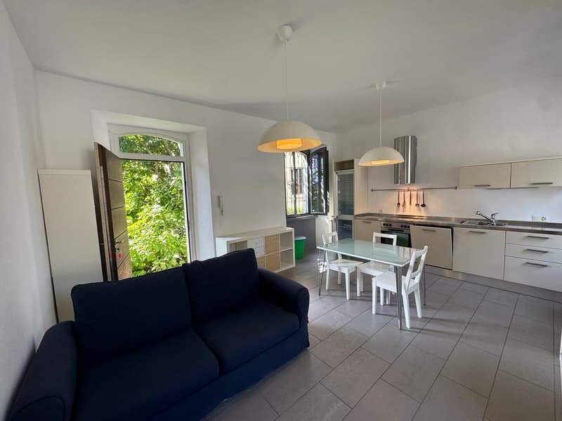 Mendrisio Center – Elegant apartment with private garden in historic villa (9)