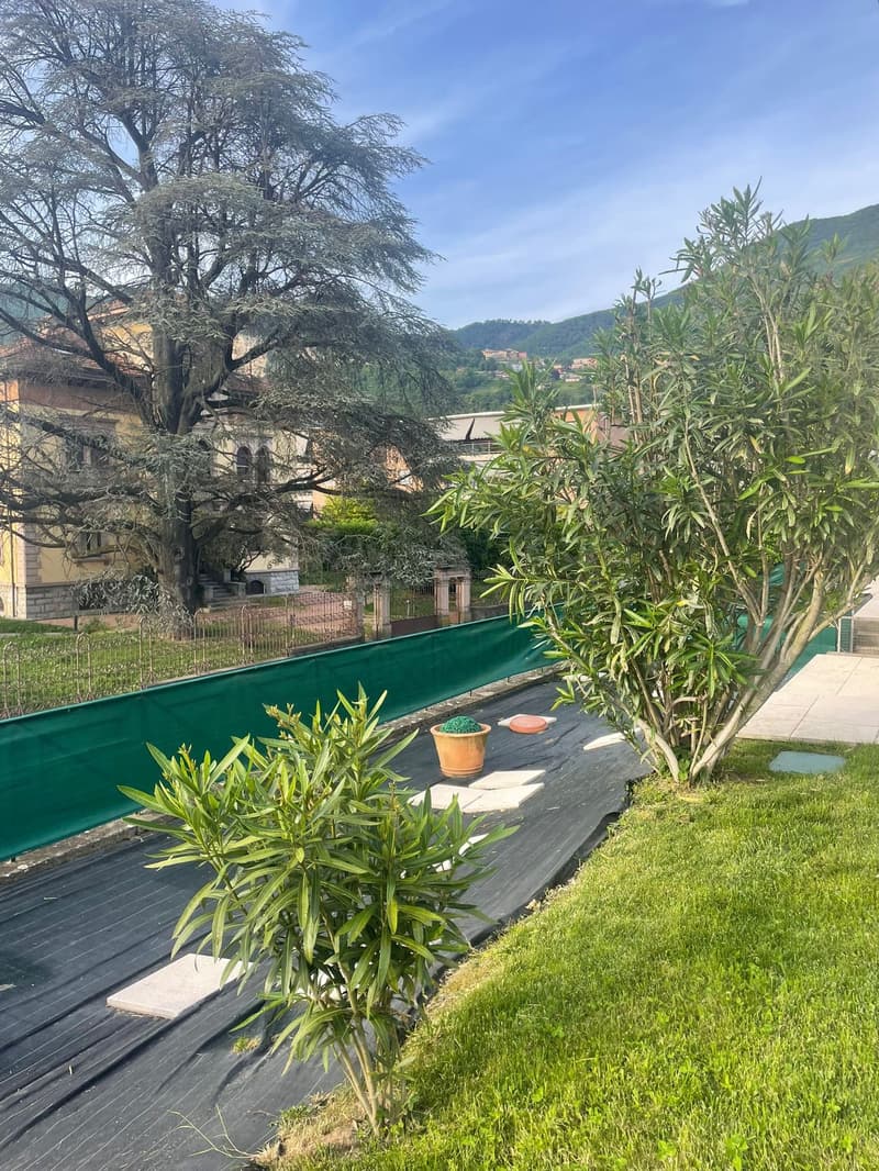 Una villa liberty in centro a Mendrisio con giardino box doppio più posti auto (23)