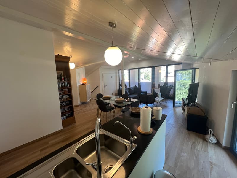 Zentrale Riva San Vitale UND SEEBLICK, DACHGESCHOSS in perfektem Zustand (3)