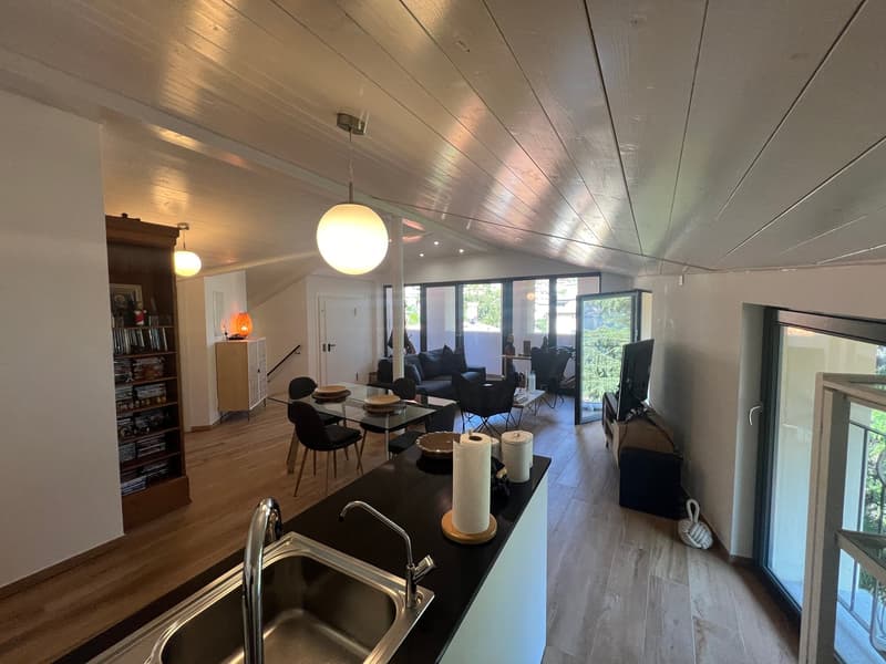 Zentrale Riva San Vitale UND SEEBLICK, DACHGESCHOSS in perfektem Zustand (13)