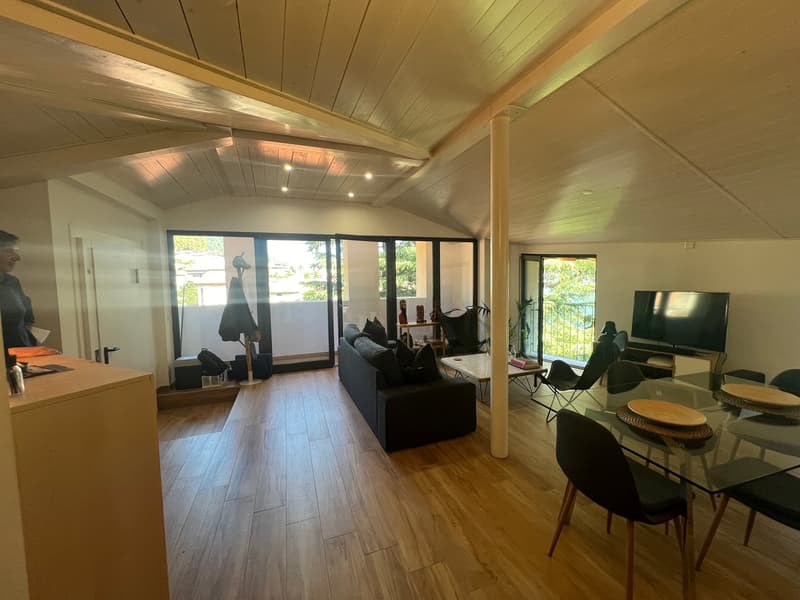 Zentrale Riva San Vitale UND SEEBLICK, DACHGESCHOSS in perfektem Zustand (2)