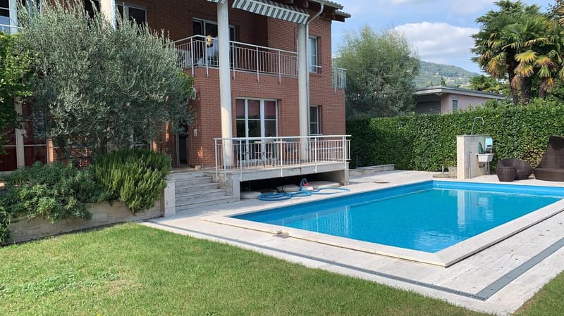 Caslano – Moderne Villa mit Pool, Garten und separatem Einzelapartment (29)