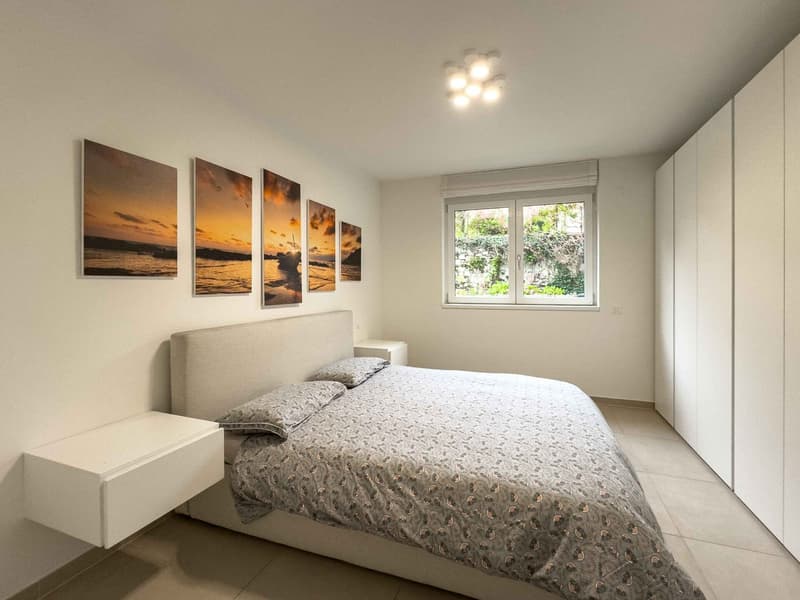Für Einkommen oder privaten Gebrauch, sehr neu, elegantes 2.5-Zimmer-Wohnung mit privatem Garten (9)