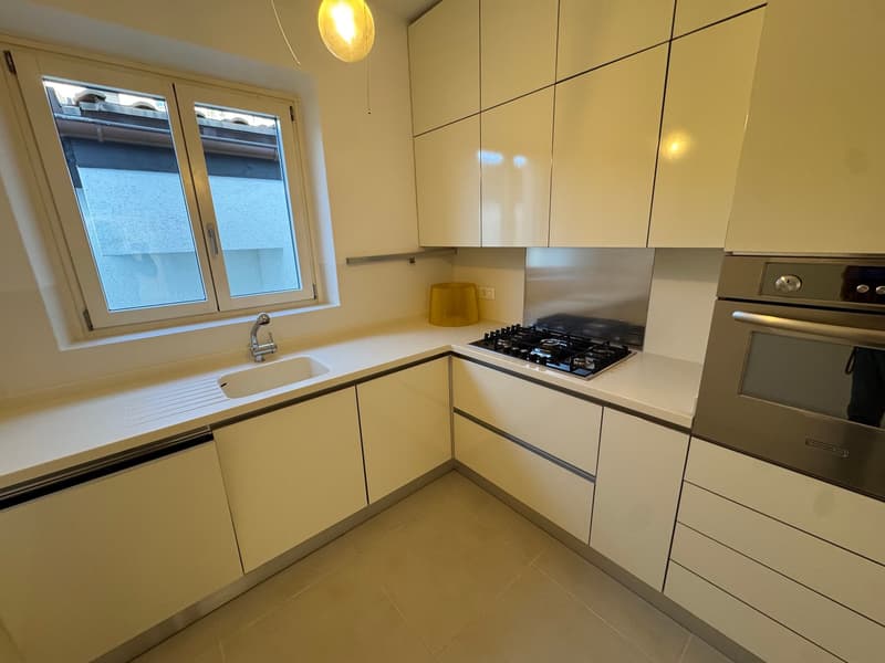 Wohnen am See: Raffinierte 4.5 Zimmer vollständig renoviert in Cassarate (2)