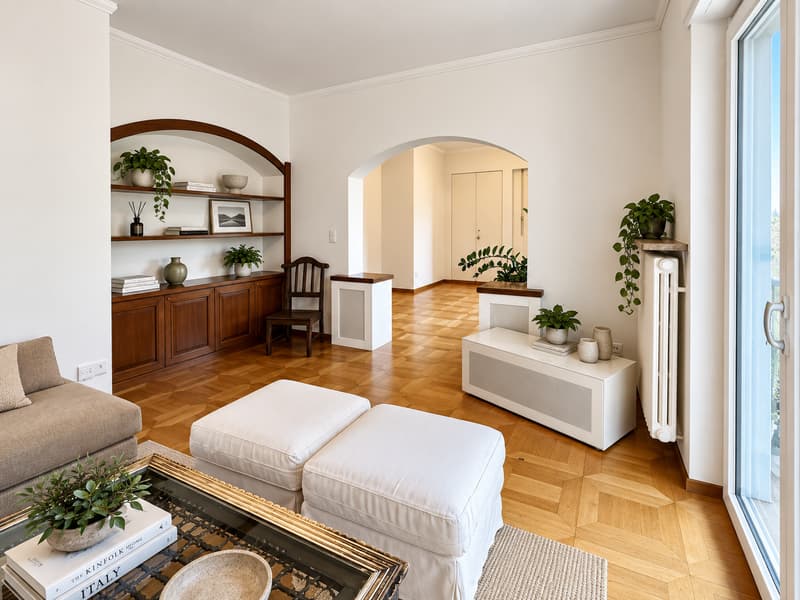 LUGANO CENTRALE | 4.5 LOCALI + DUE APPARTAMENTI A REDDITO – UN’UNICA OPPORTUNITÀ IMMOBILIARE (19)