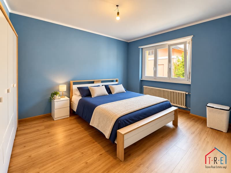 MENDRISIO – LUMINOSO APPARTAMENTO DI 3.5 LOCALI CON BALCONE, ASCENSORE E POSTO AUTO (3)
