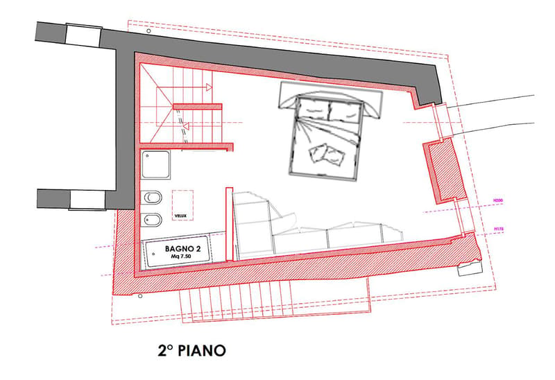 Maison de noyau rénovée à Bissone (12)