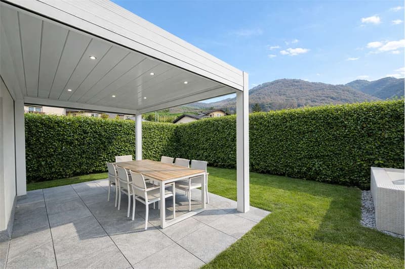 Elegante appartamento 5 locali con giardino privato a Bironico (5)