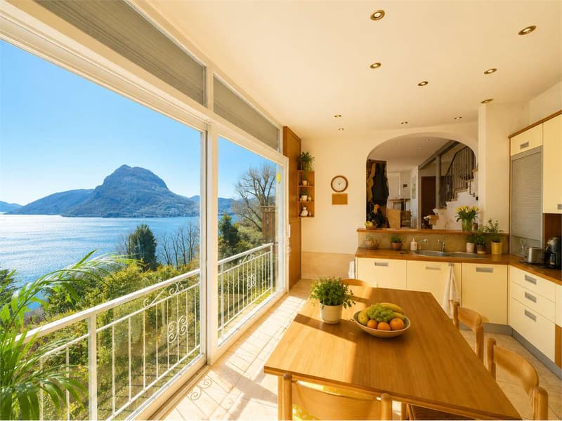 Secondary residence with lake view in Castagnola - LAKE VIEW (8)