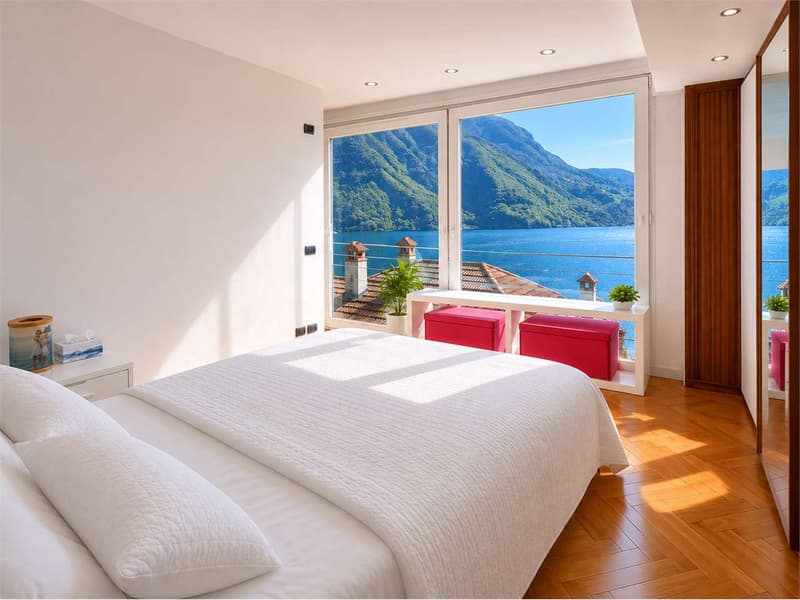 Secondary residence with lake view in Castagnola - LAKE VIEW (13)