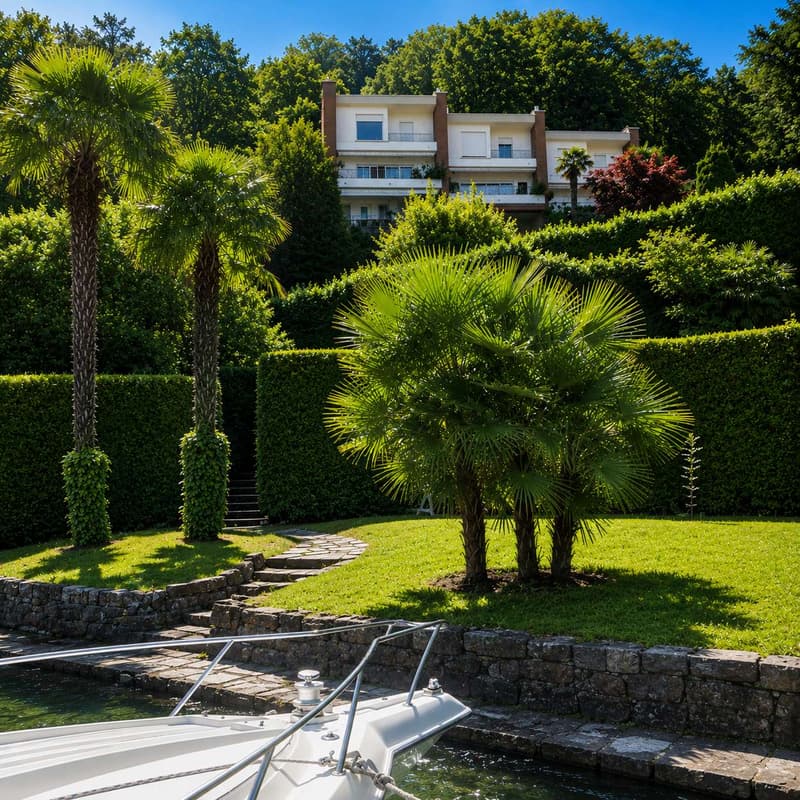 Lakeside Villa with Private Dock in Montagnola (1)