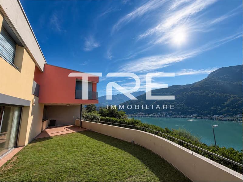Villa con vista lago a Vico Morcote (1)