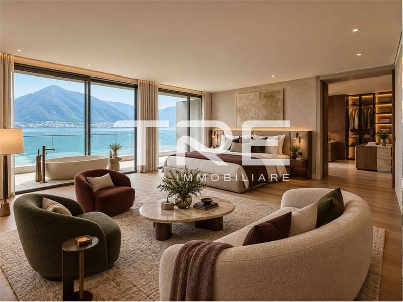 Nuova Villa FRONTE LAGO con DUE DARSENE private (10)