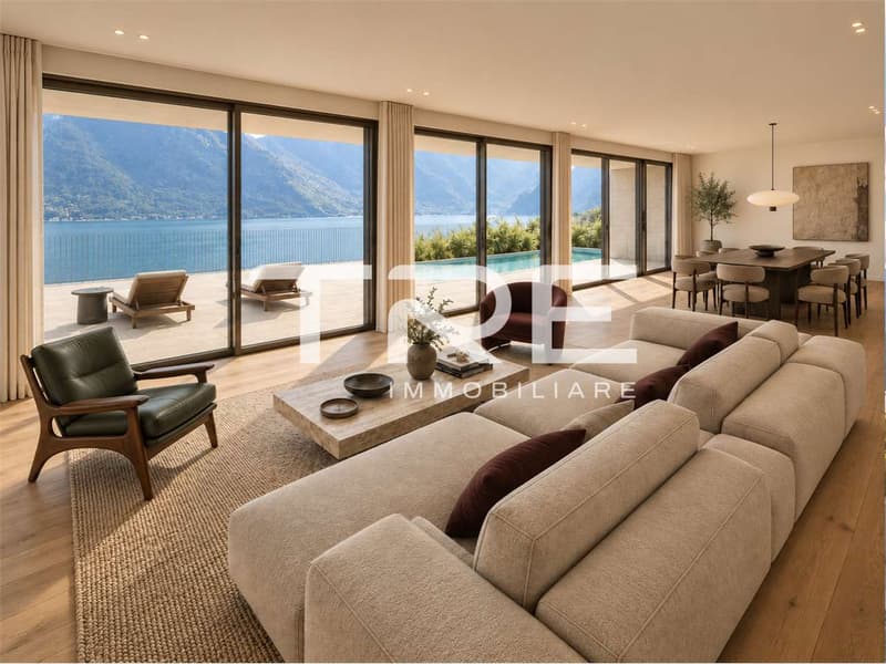 Nuova Villa FRONTE LAGO con DUE DARSENE private (6)