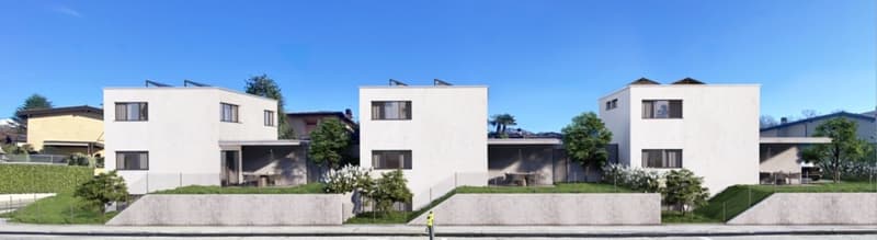 Haus mit 5.5 Zimmern und Garten in Bau (2)